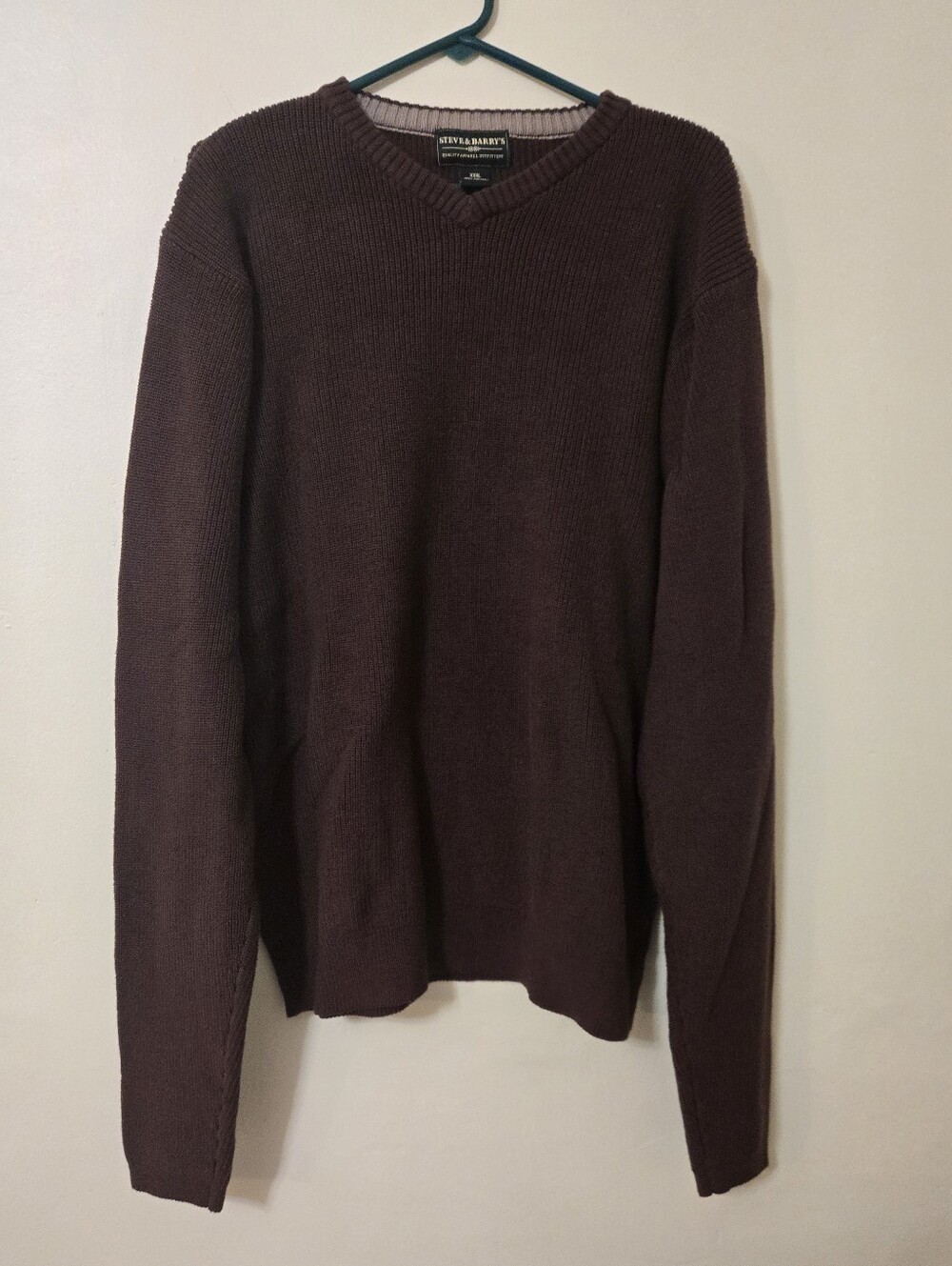 Steve & Barry's XXL Cotton Sweater Brown